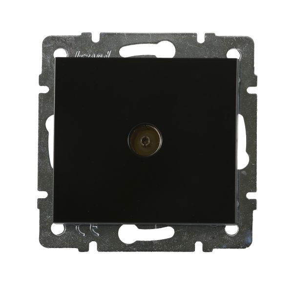 Розетка ТВ концевая, антрацит LEZARD RAIN (703-4288-130)