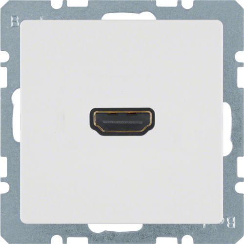 HDMI-розетка, підключення сзаду під кутом 90град., пол.білизна, Q.x 3315436089