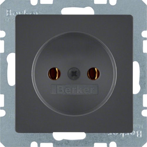Розетка без з/к, 16А/250В, антрацит, Q.x 6167036086