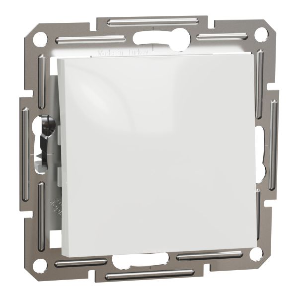 Вимикач кнопковий 1-кл. для серії Asfora Schneider Electric EPH0770121 білий без рамки