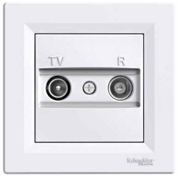 Розетка tv/r кінцева (1 дб), білий (EPH3300121)