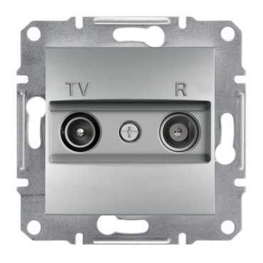 Розетка tv/r (телевізійна + радіо) кінцева, алюміній (EPH3300161)