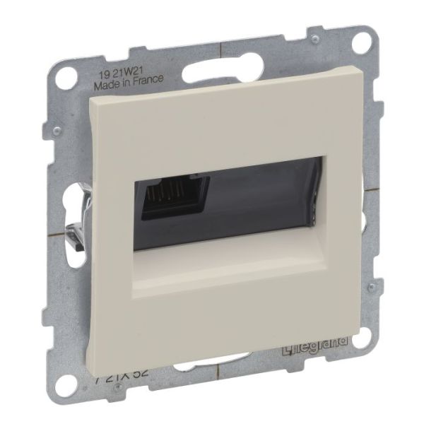 Розетка комп'ютерна 1-а RJ45 CAT6/UTP Legrand SUNO 721252 слонова кістка