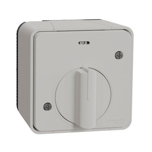 Выключатель с таймером IP55, наружный монтаж, белый Mureva Styl Schneider Electric MUR39067