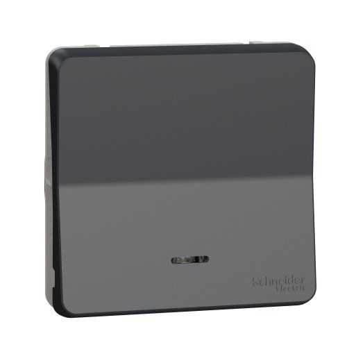 Механизм переключателя с подсветкой IP55, черный Mureva Styl Schneider Electric MUR35025