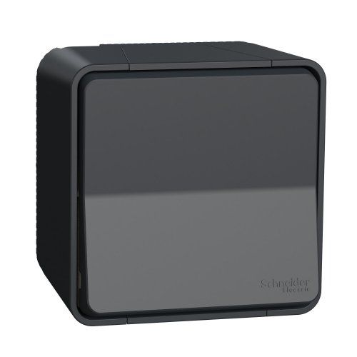 Кнопочный выключатель в сборе IP55, черный Mureva Styl Schneider Electric MUR35026