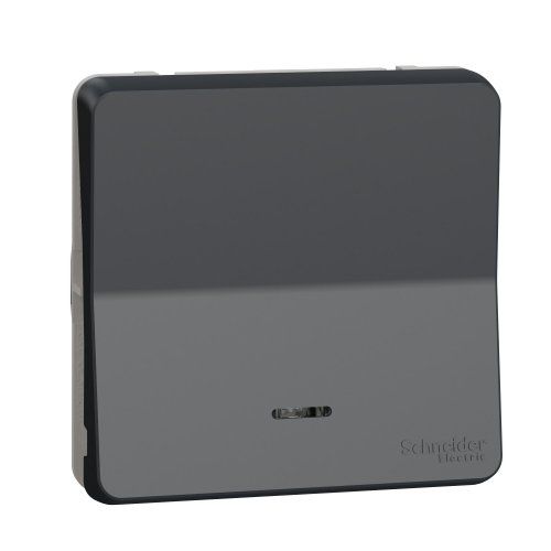 Механизм кнопочного выключателя с подсветкой IP55, черный Mureva Styl Schneider Electric MUR35127
