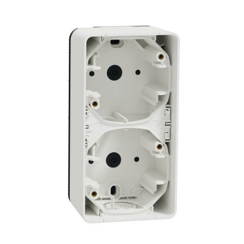 Двухместный бокс наружный монтаж IP55, белый Mureva Styl Schneider Electric MUR39912