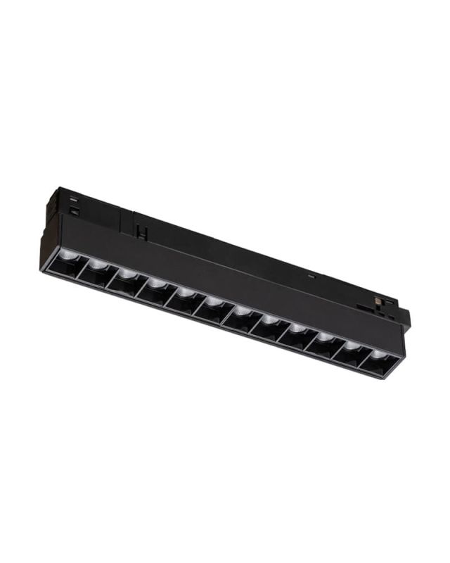 Магнітний трековий світильник Nowodvorski 10144 LVM Focus Led 1x9w 3000к 800Lm IP20 Bl 10144
