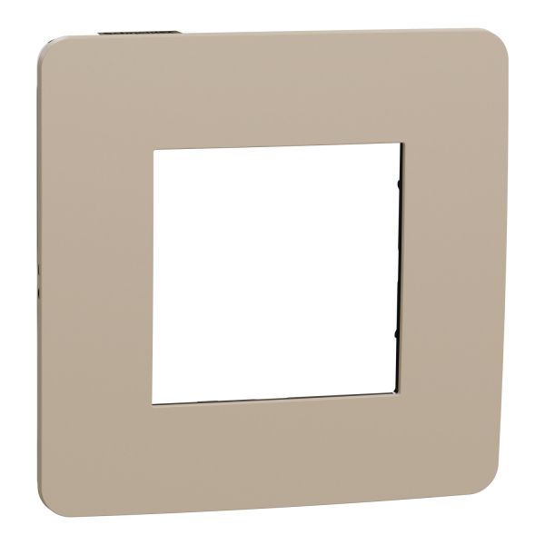 Рамка 1 модульна, UNICA STUDIO COLOR NU280228 пісочний/антрацит
