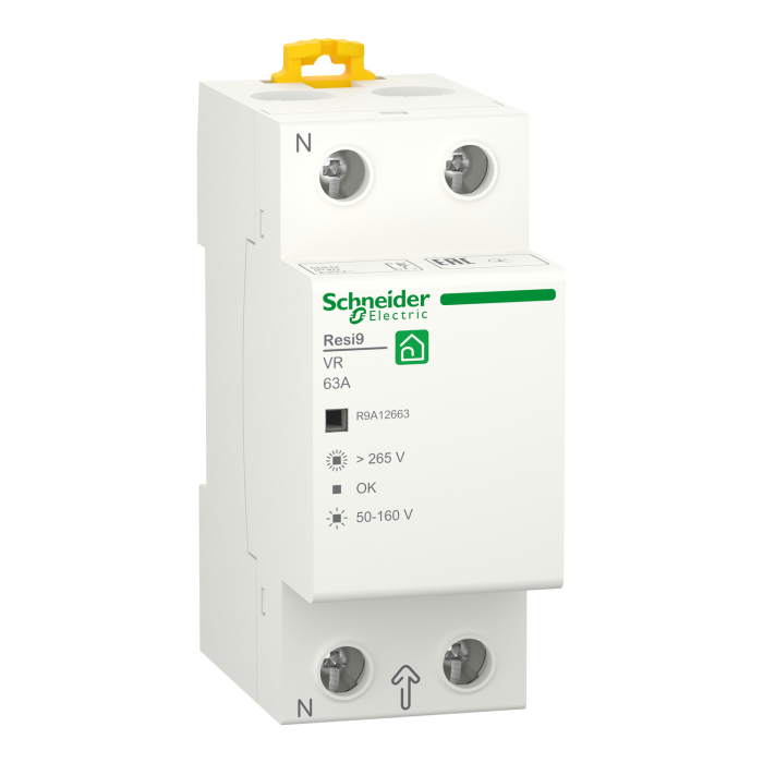 Реле напруги Resi9 1P+N 63А / 230V R9A12663 Schneider Electric R9A12663