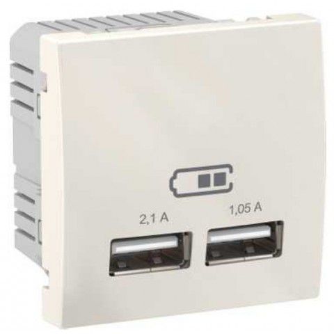 Механизм розетки USB 2,1 A MGU3.418.25 купить