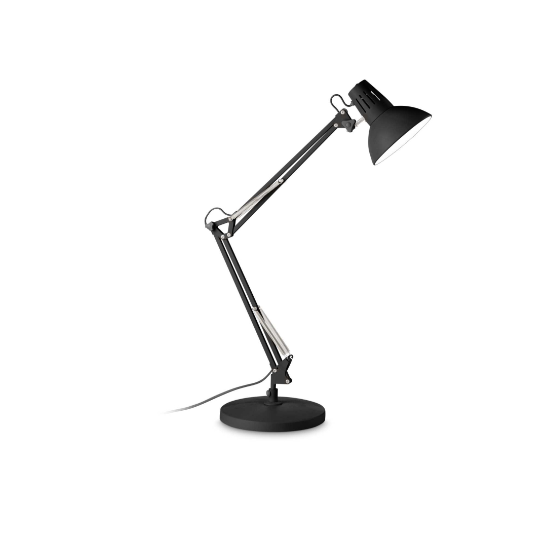 Настільна лампа Ideal Lux 265278 WALLY TL1 TOTAL BLACK купити