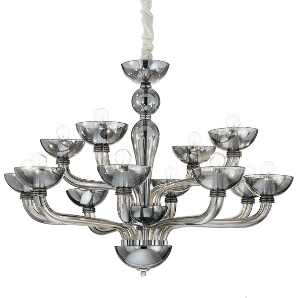 Люстра Ideal Lux CASANOVA SP12 FUME (095622) купити