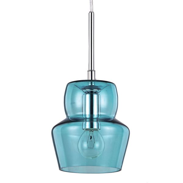 Подвесной светильник Ideal Lux ZENO SP1 SMALL AZZURRO (036120) купити