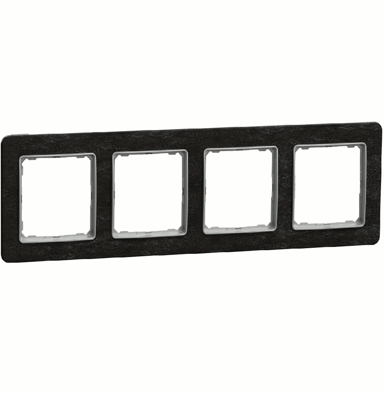 Рамка 4-на Schneider Sedna Elements SDD391804 Камінь купити