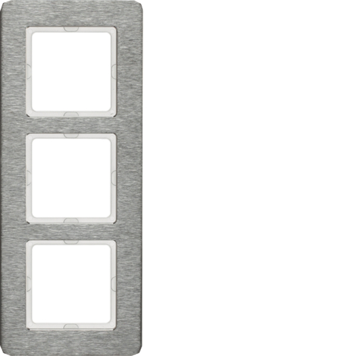 Рамка 3Х вертикальна нержавіюча сталь Q.7 10136083 купити