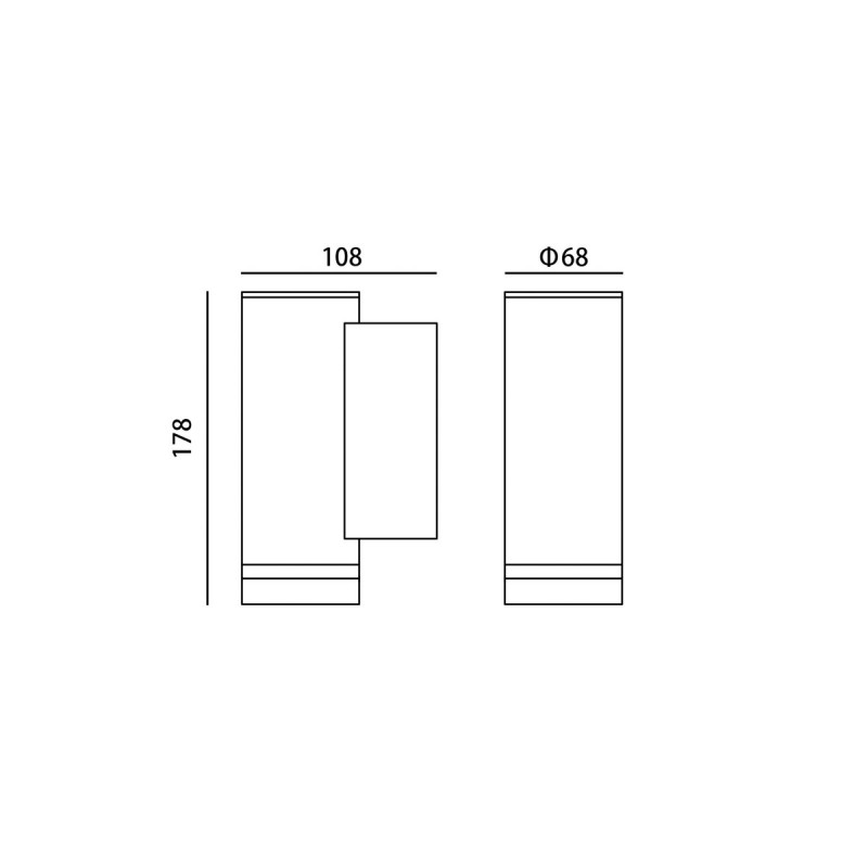 Вуличний світильник ITALUX OWL-2067-1-GU10 Fondo купити