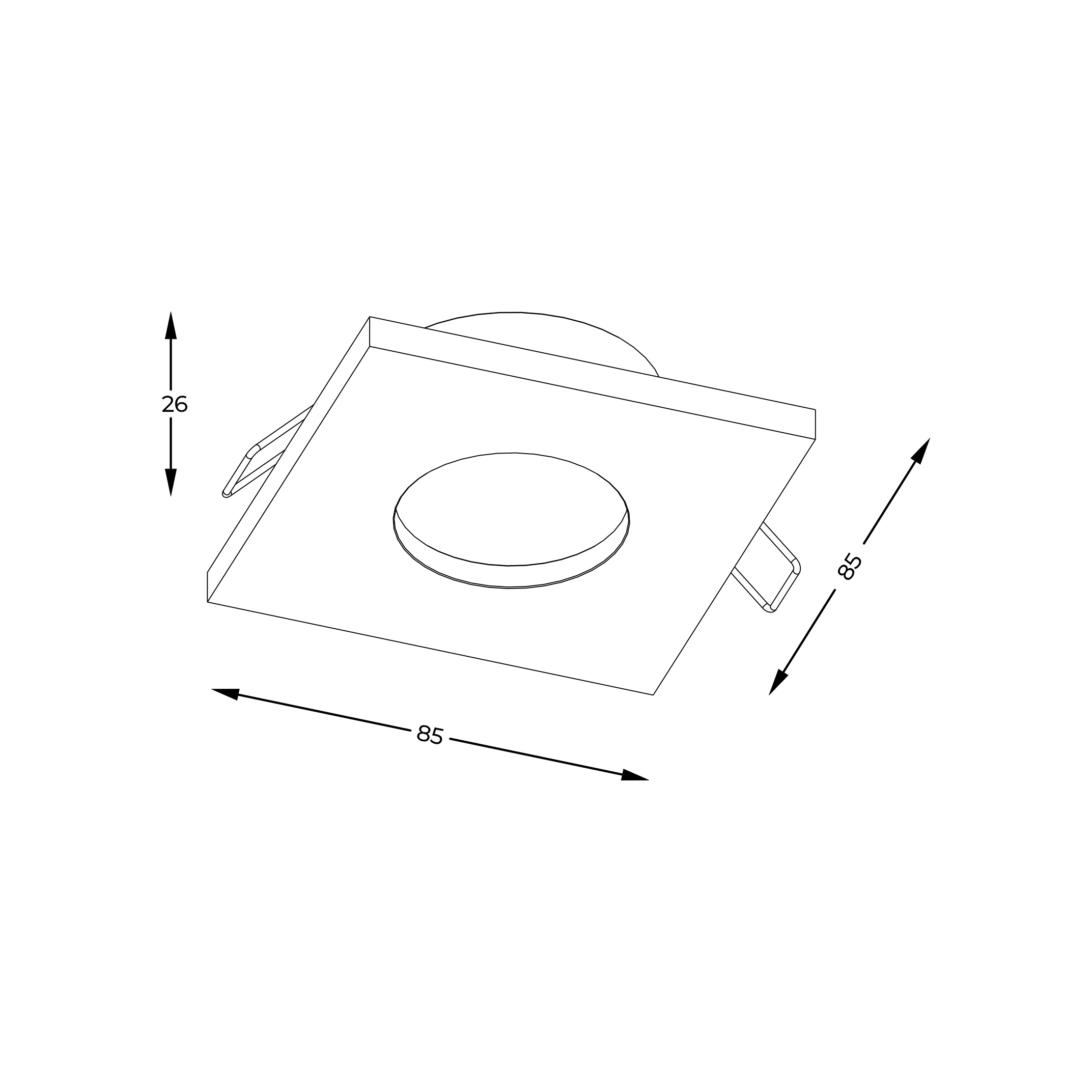 Точковий світильник Zuma Line ARGU10-032-N CHIPO купити