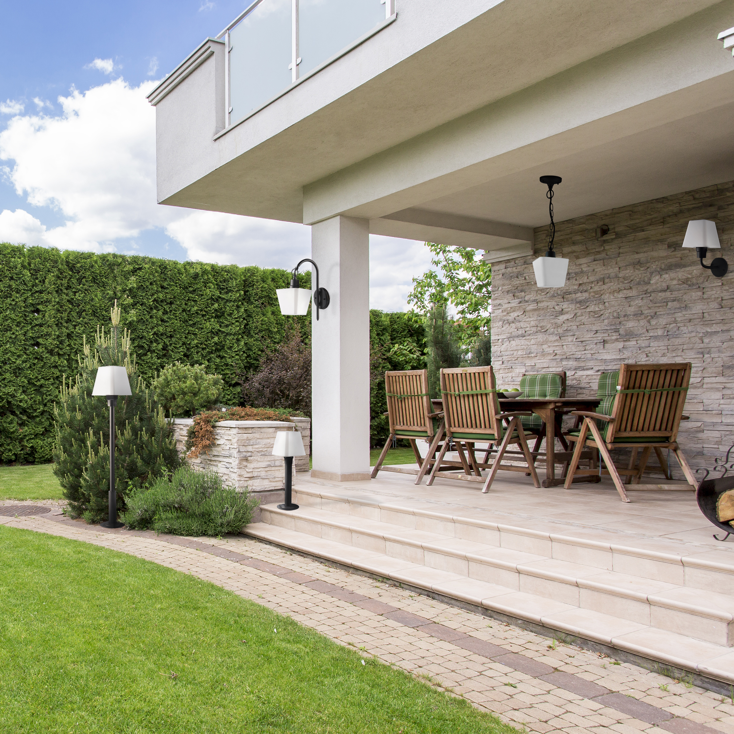 Вуличний світильник Goldlux 312259 Giza E27 10W IP44 купити