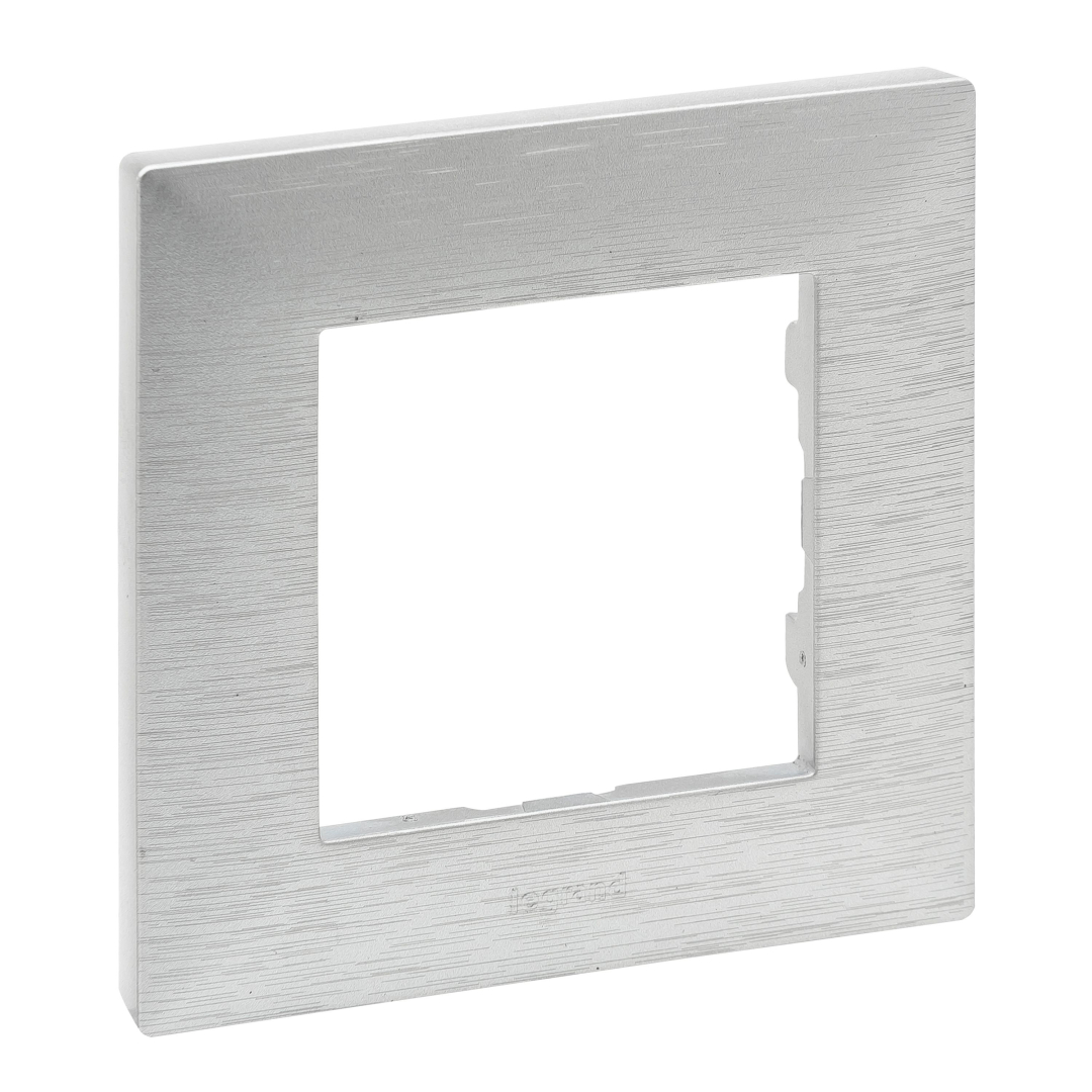 Рамка 1-місна Legrand 863891 NILOE STEP Фактурний алюміній купити