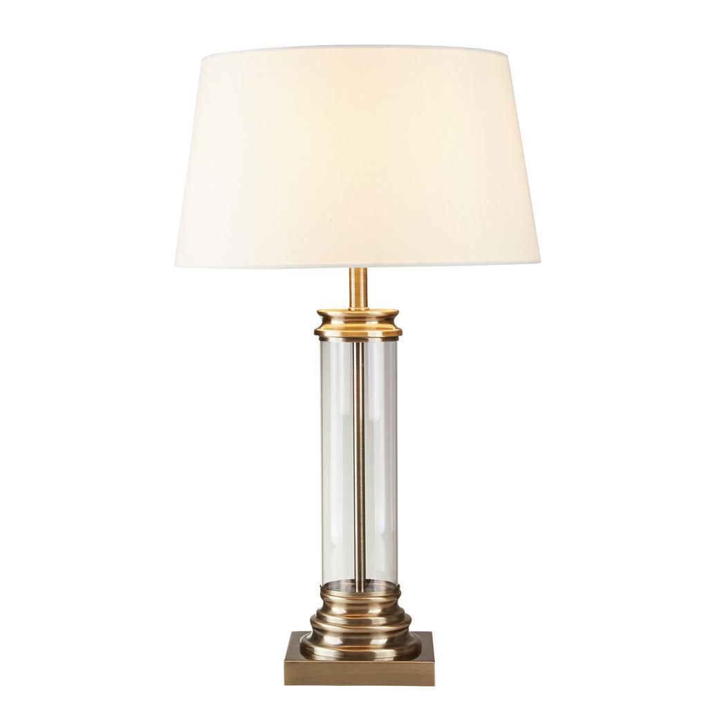 Настольная лампа Searchlight Pedestal EU5141AB купить