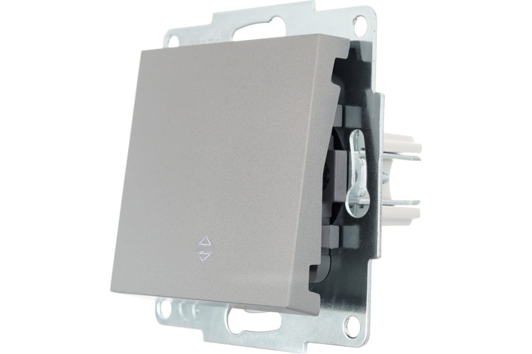 Вимикач проміжний Lezard VESNA Сірий (742-3588-107) купити