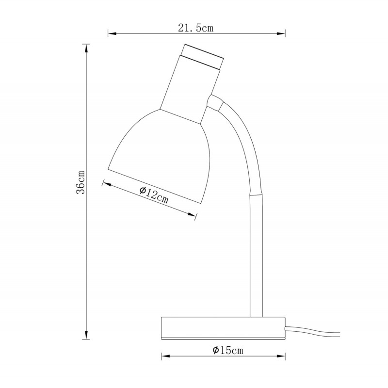 Настільна лампа ITALUX TB-37263-BK Senza купити