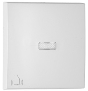 Клавиша выключателя с символом "Звонок" LOGUS белоснежный купити