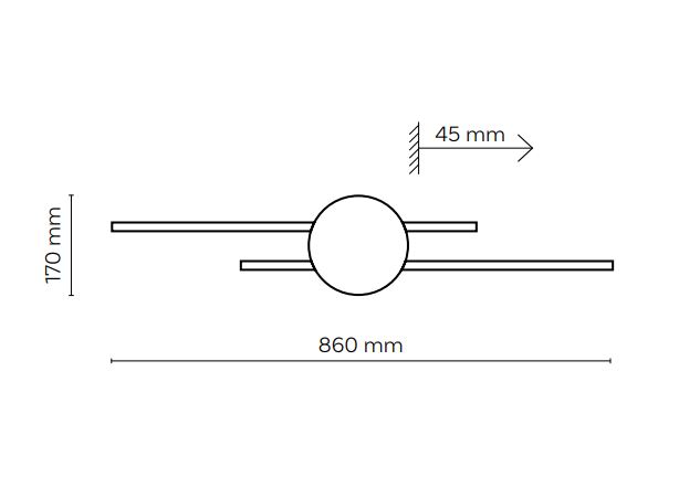 Настінний світильник TK Lighting 1369 Java (57172) купити