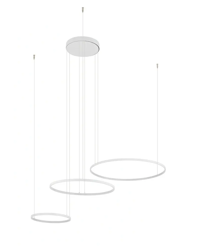 Люстра Nowodvorski Circolo Power 11649 LED 3x85W 3000K 4600Lm IP20 біла купити