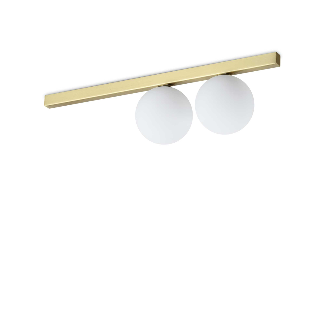 Потолочний світильник Ideal Lux 328447 BINOMIO PL2 OTTONE купити