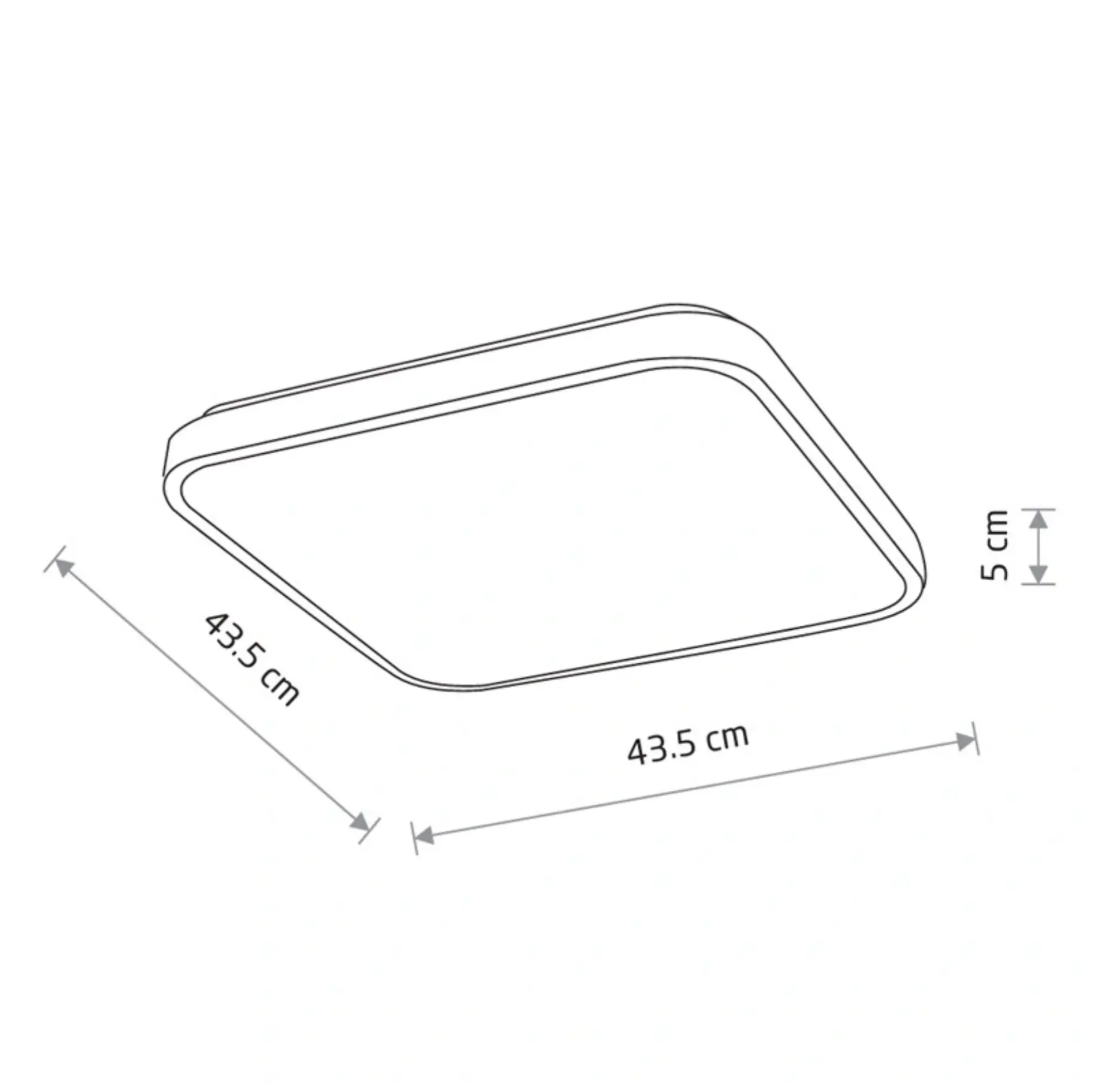 Потолочний світильник Nowodvorski 10986 Agnes Square Led Pro 1x32W 4000K 2300Lm IP44 Bk купити