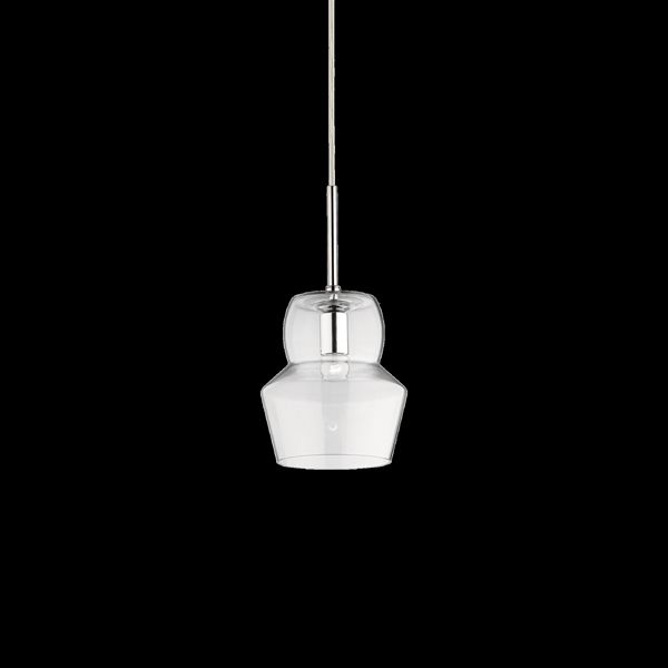 Подвесной светильник Ideal Lux ZENO SP1 SMALL TRASPARENTE (003108) купити