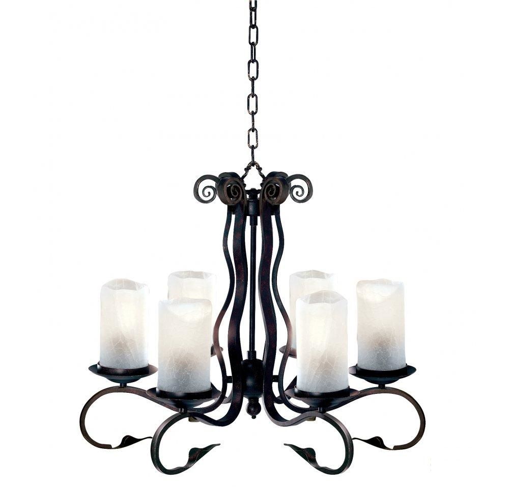 Люстра Searchlight 7916-6BR Scroll купити