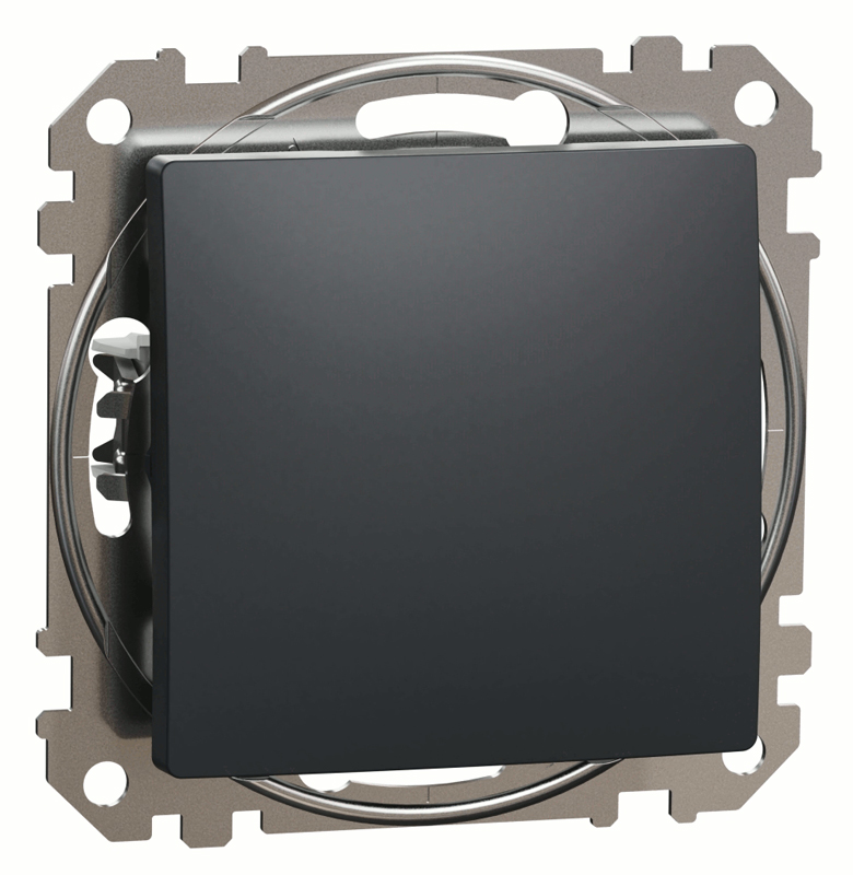 Кнопочный вимикач 1-кл Schneider Sedna Design SDD114111 Чорний купити