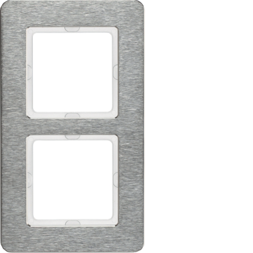 Рамка 2Х вертикальна нержавіюча сталь Q.7 10126083 купити