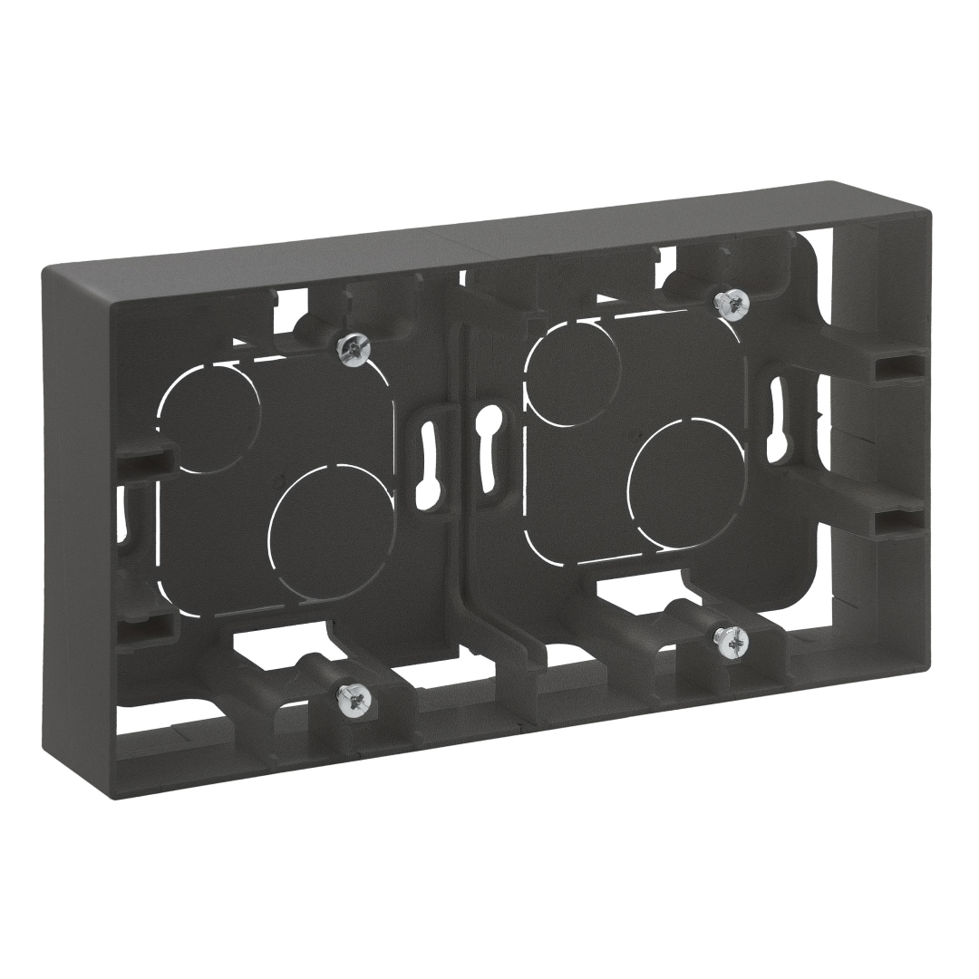 Коробка накладного монтажу 2-місна Legrand 863498 NILOE STEP Сталь купити