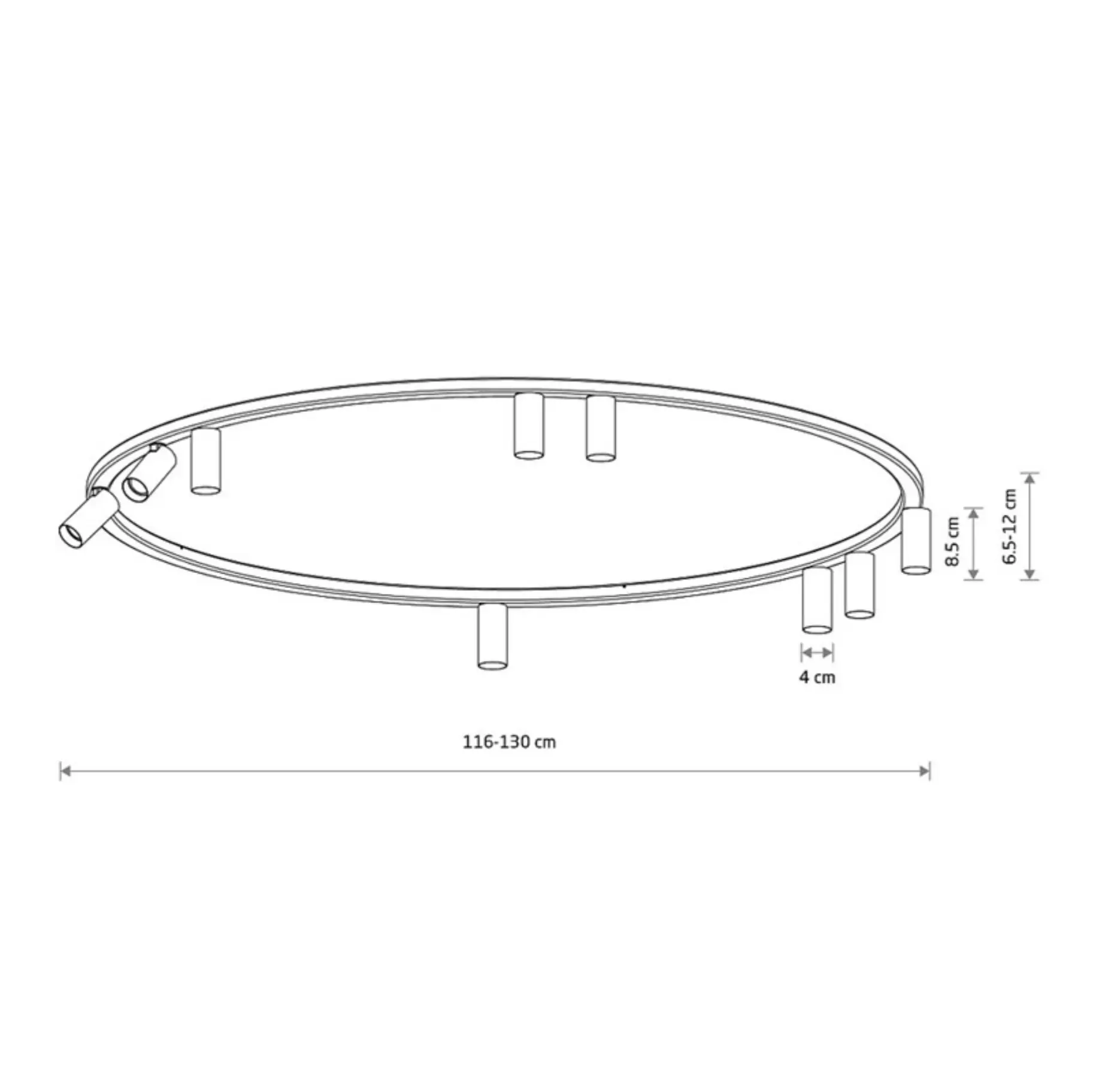 Люстра Nowodvorski 11953 Fourty Round GU10 R35 9x10W IP20 синя купити