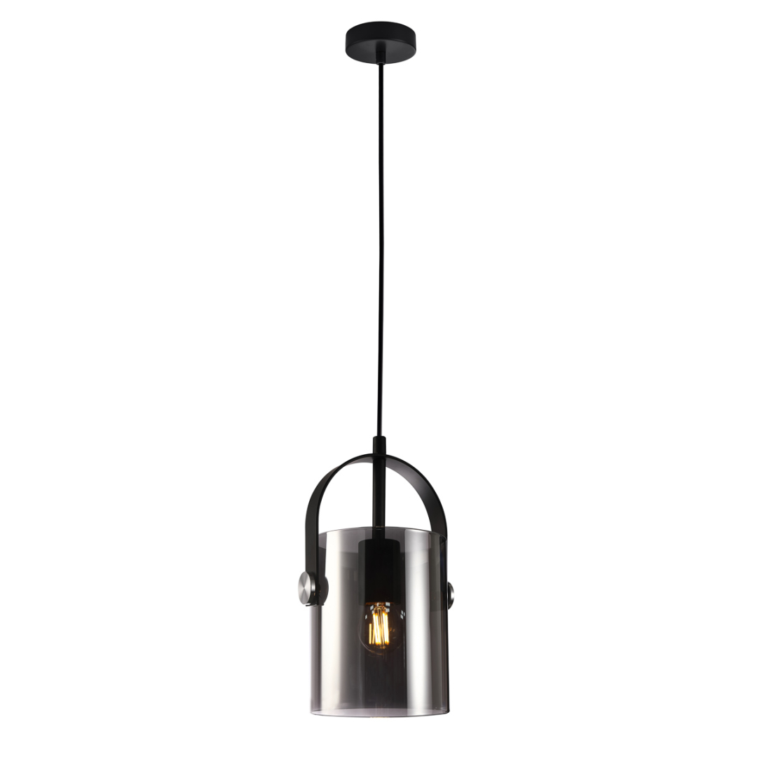 Підвісний світильник ITALUX PND-32453-1-BK+SG Nanesma купити
