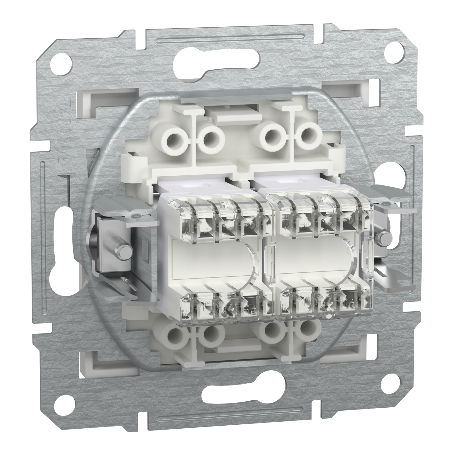 Розетка комп'ютерна 2-а RJ45 кат.5Е Asfora Schneider Electric EPH4470121 біла без рамки купити