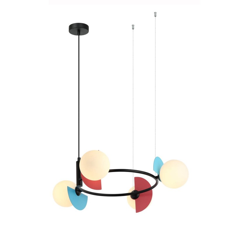 Люстра підвісна ITALUX PND-37482-4R-MLTI Nauti купити