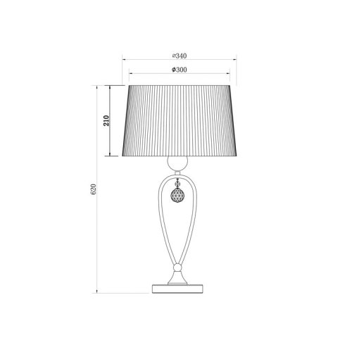Настольная лампа Zuma Line RLT93224-1A BELLO (94823) купити