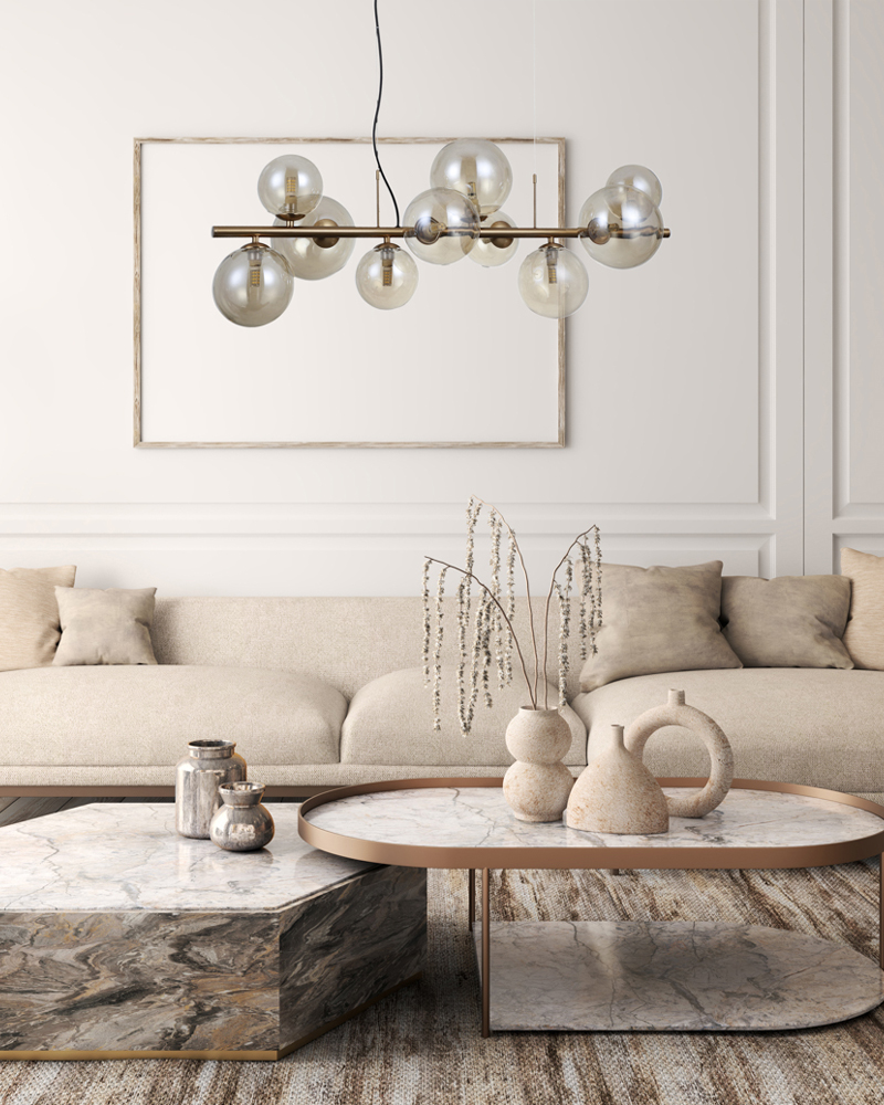 Люстра підвісна ITALUX PND-406007-10-HBR Canello купити