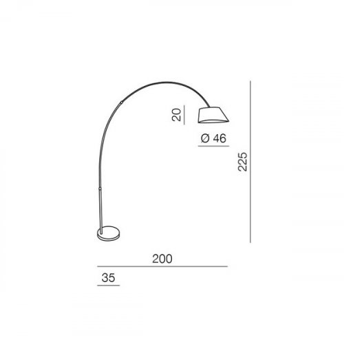 Торшер Azzardo AZ1125 Bard (15785) купити
