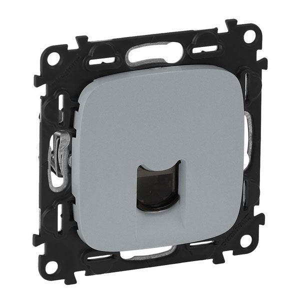 Розетка RJ45 Кат.5е UTP, алюминий, Valena ALLURE (753940) купити