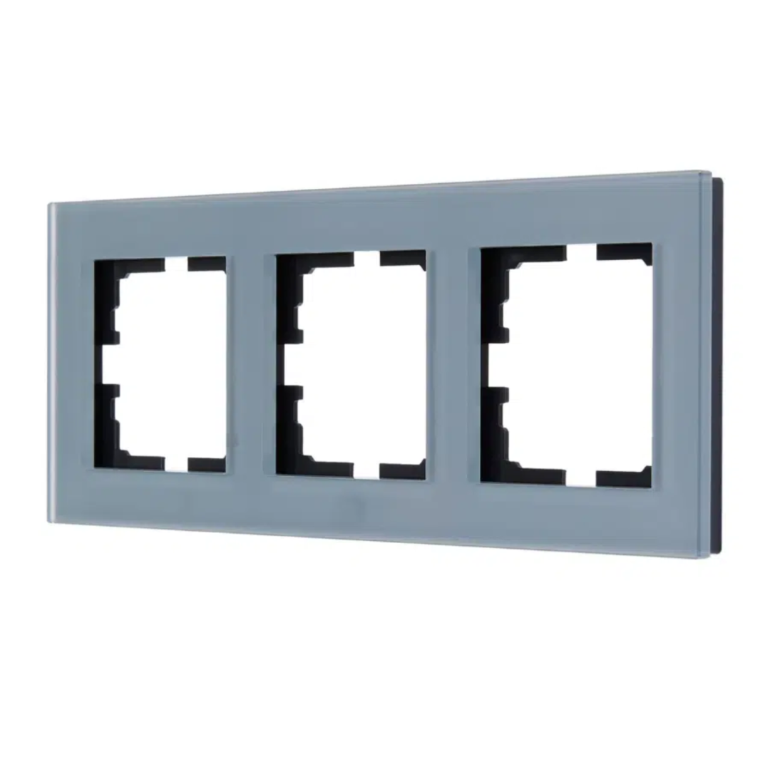 Рамка 3-а горизонтальна акрилова Lezard VESNA Сіро-блакитна (742-M7080-148) купити