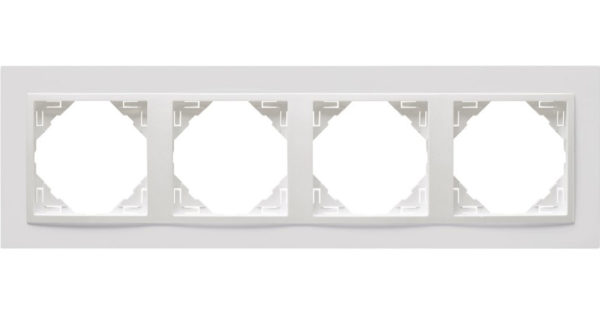 Рамка 4-місна універсальна LOGUS белосніжний (90940 TBB) купити