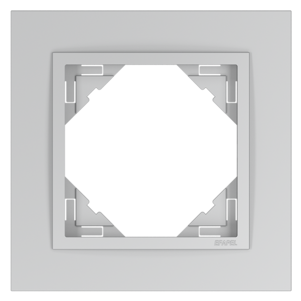 Рамка одинарна універсальна LOGUS металік алюмінієвий (90910 TAA) купити