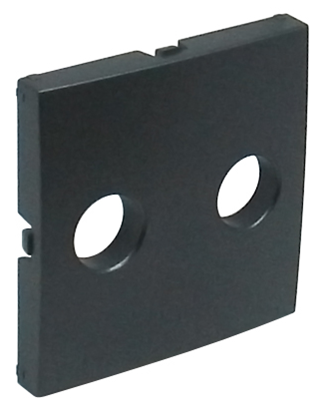 Центральная панель розетки аудио LOGUS  металлик графитовий купити